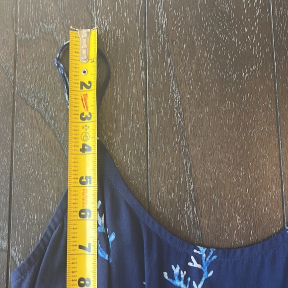 Old Navy Coral Print Spaghetti Strap Sleeveless Mini Dress - Picture 15 of 16